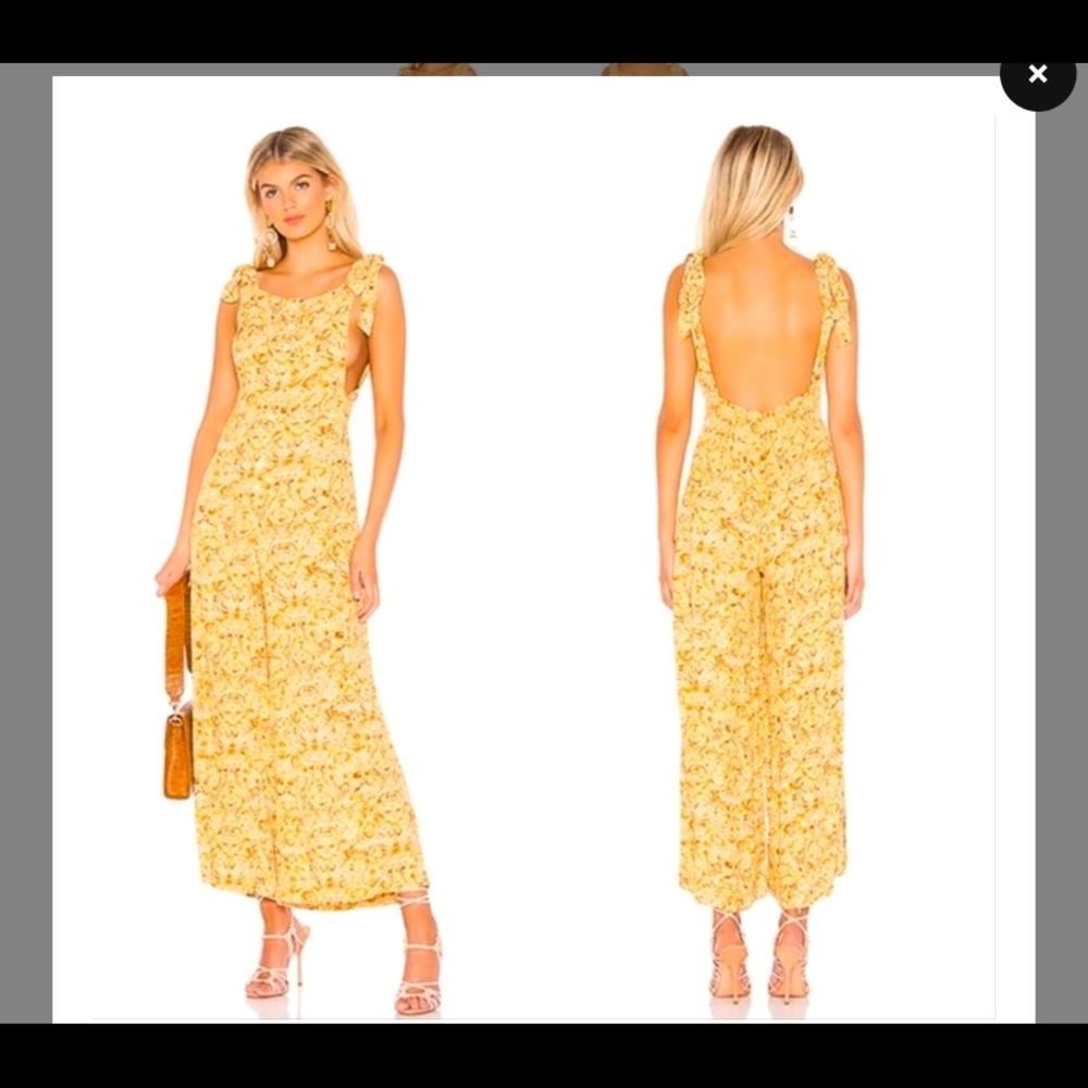Free People Floral Jumpsuit / Romper (S)